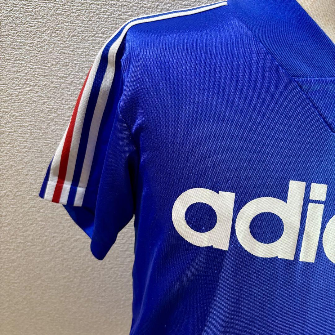 希少 デサント製 80s 90s old adidas アディダス ゲームシャツ