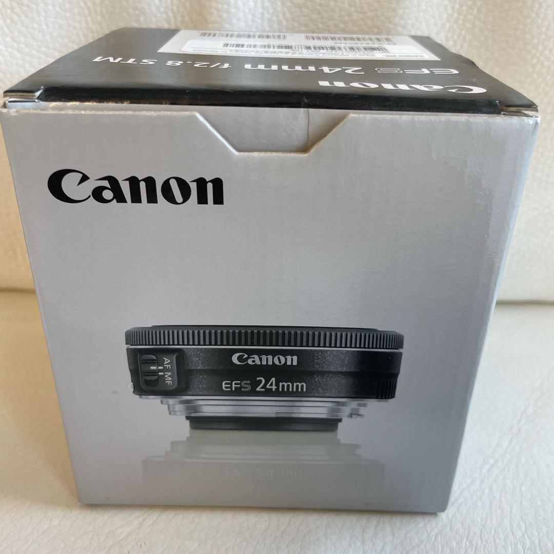 ほぼ未使用　Canon EF-S 24mm f2.8 STM 単焦点レンズ