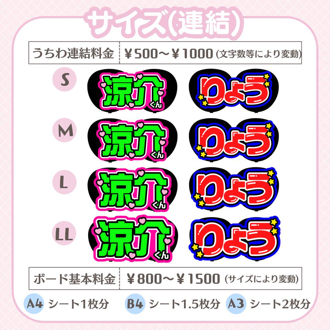 ‎(•'o'• )プロフ必読 うちわ オーダーページ