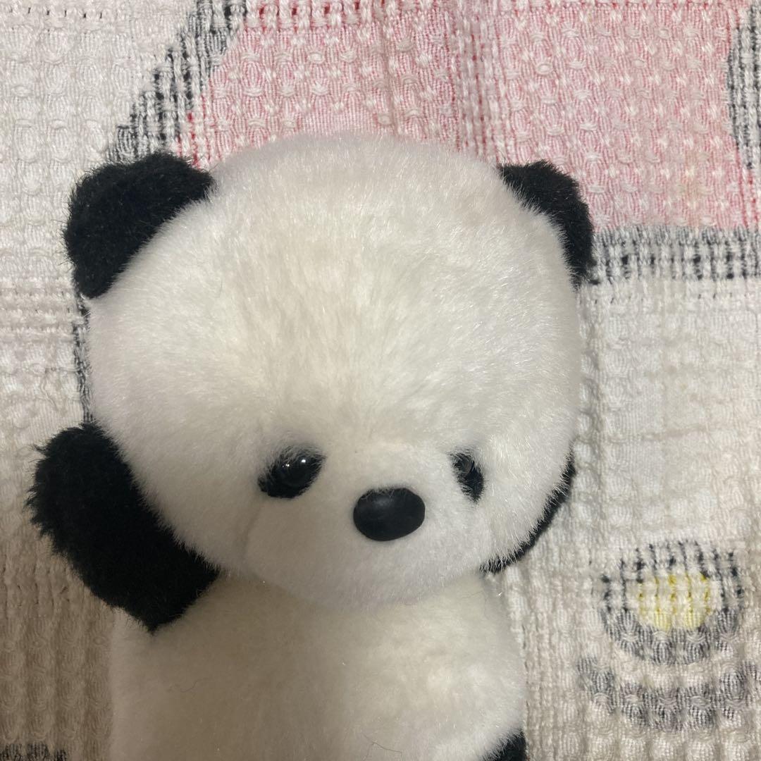 昭和レトロ　ヴィンテージ　ファースト社　パンダ　ぬいぐるみ　② 中古品