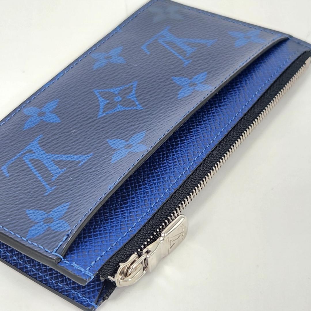【美品】ルイヴィトン タイガラマ コバルト コインカードホルダー M30270