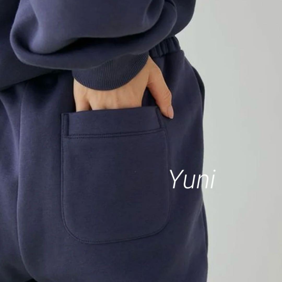 正規品♡裏毛スウェット♡ロゴ上下セット♡ネイビー