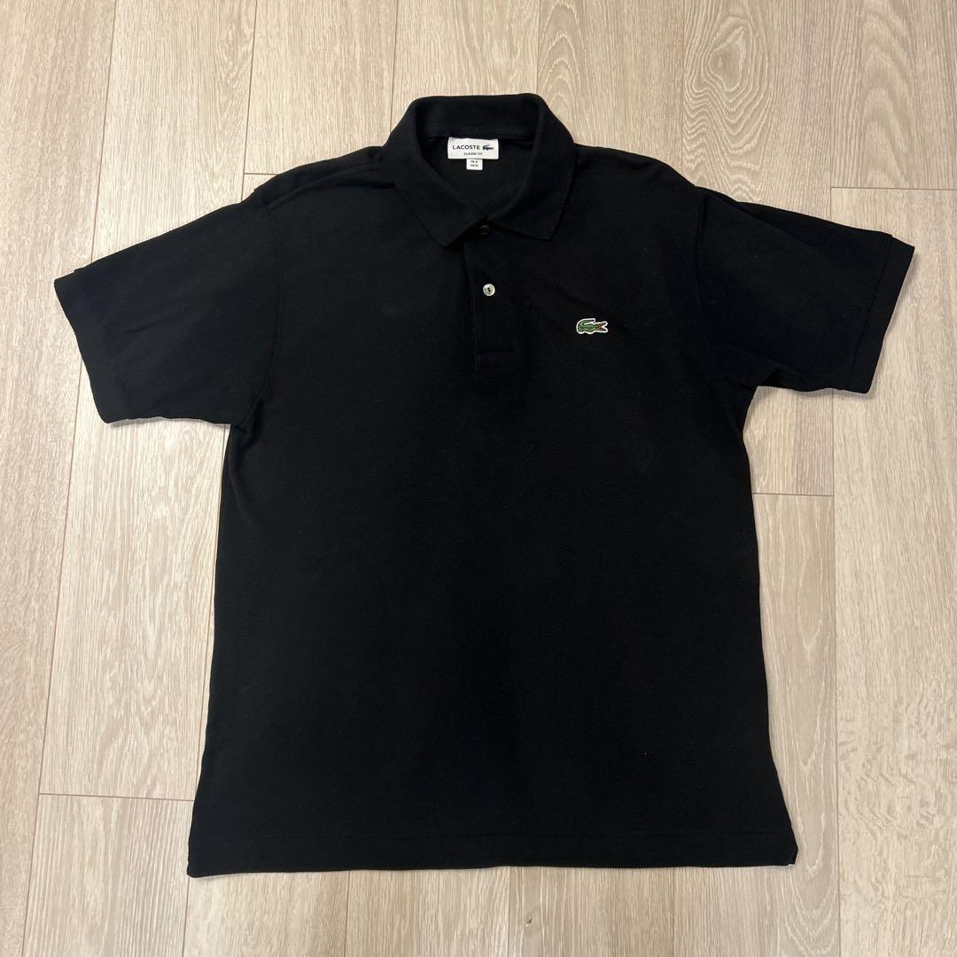 LACOSTE ラコステ　メンズ　半袖ポロシャツ　ブラック