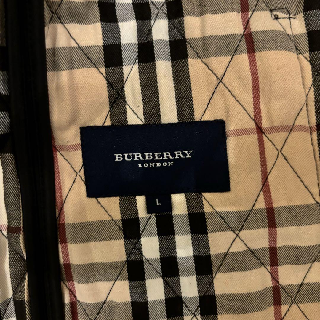 美品】BURBERRY キルティングジャケット ノバチェック柄 Lサイズ