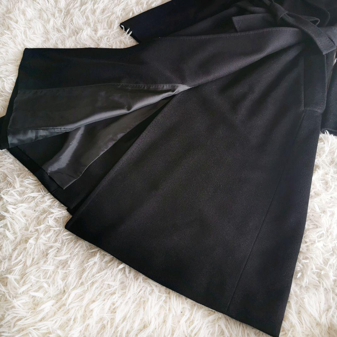 【美品✨】トゥモローランド ロングコート ロロピアーナ カシミヤ100%  黒