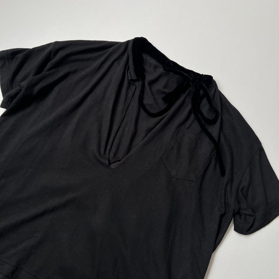 良品　sacai サカイ　リネントップス　ブラウス　カットソー　インナー付き　1 良品 sacai サカイ リネントップス ブラウス カットソー