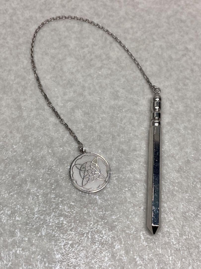 ダウジング 振子 銀製 刻印 重さ約30g