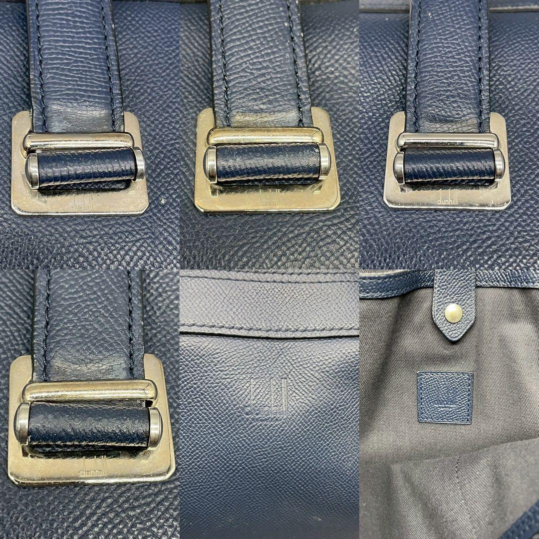 袋付き✨️dunhill ビジネスバッグ 2way シルバー金具 A4可