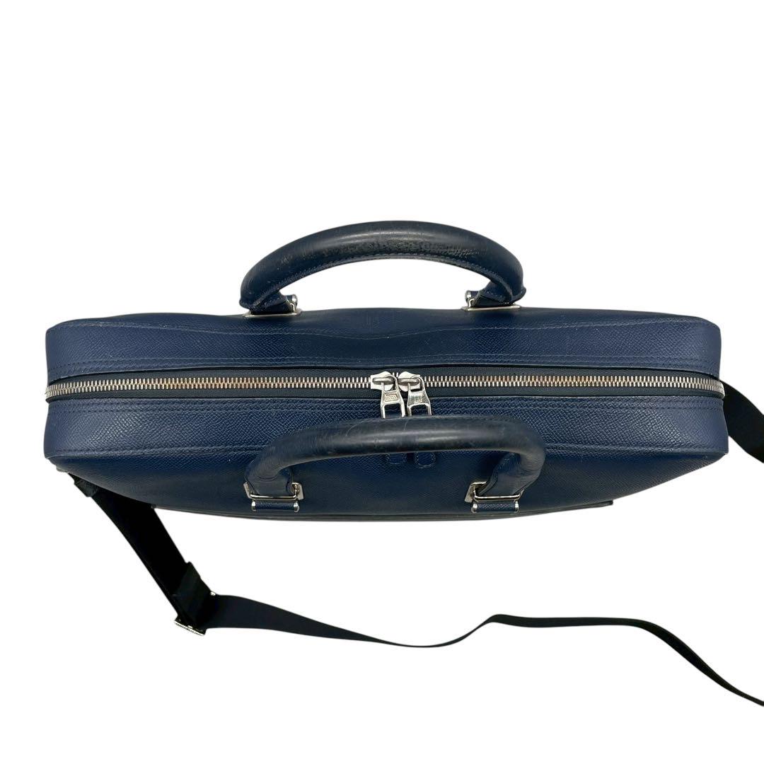 袋付き✨️dunhill ビジネスバッグ 2way シルバー金具 A4可