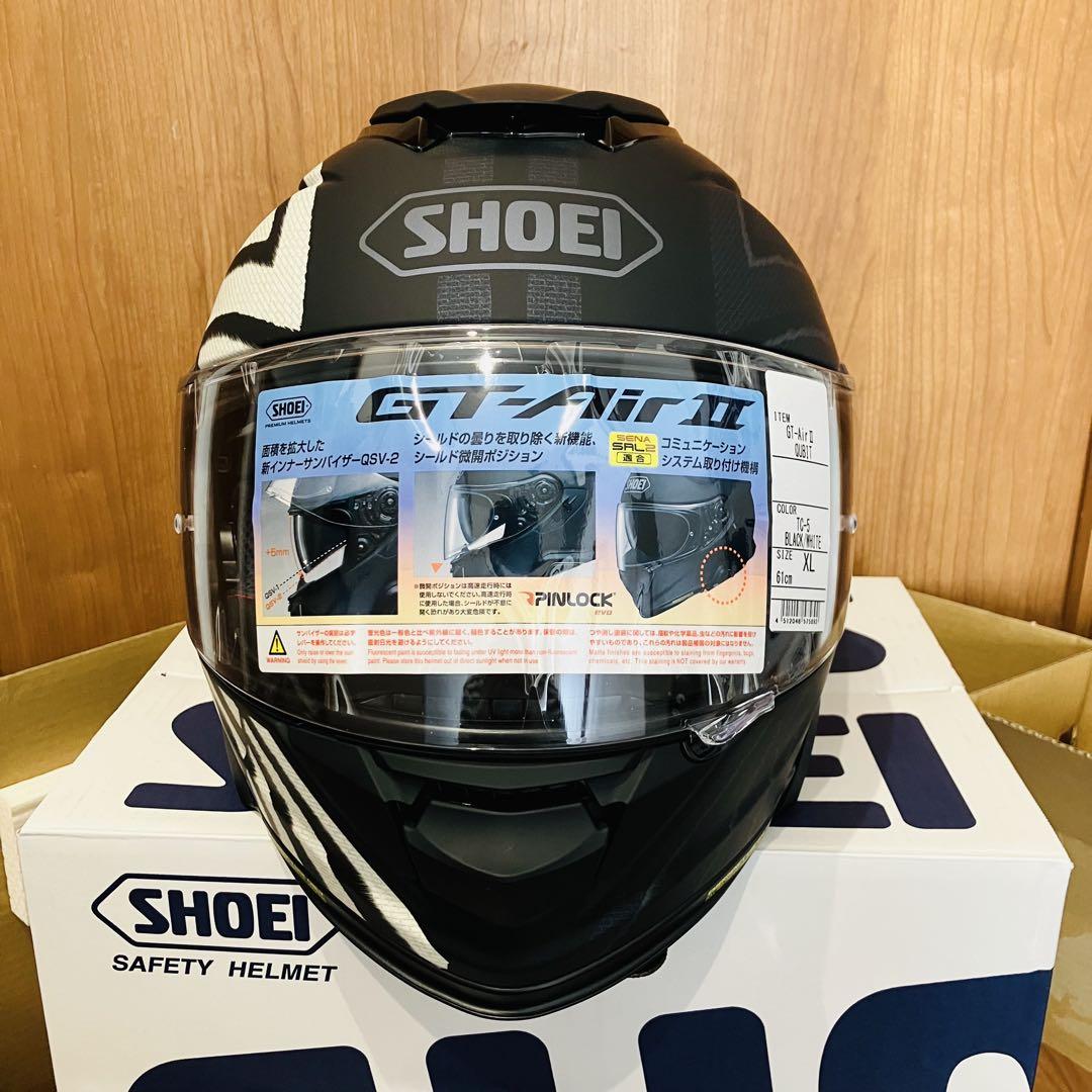 試着のみ SHOEI GT-Air II QUBIT 2023年外箱付属品付き