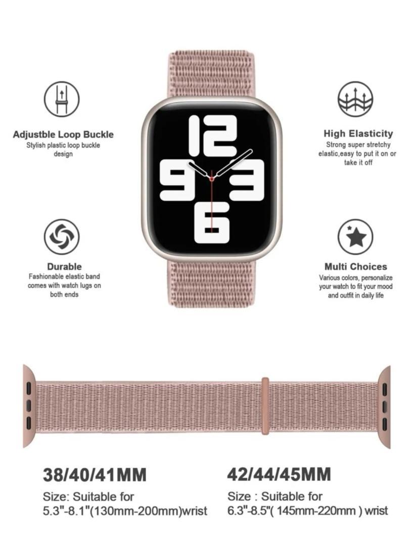 Apple Watchバンド 薄ピンク 42.44.45mm 新作人気 Apple Watchバンド 薄ピンク 42.44.45mm 新作人気