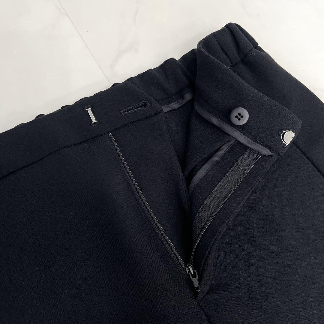 ヨーコチャンセンタープレスワイドパンツブラック36 S