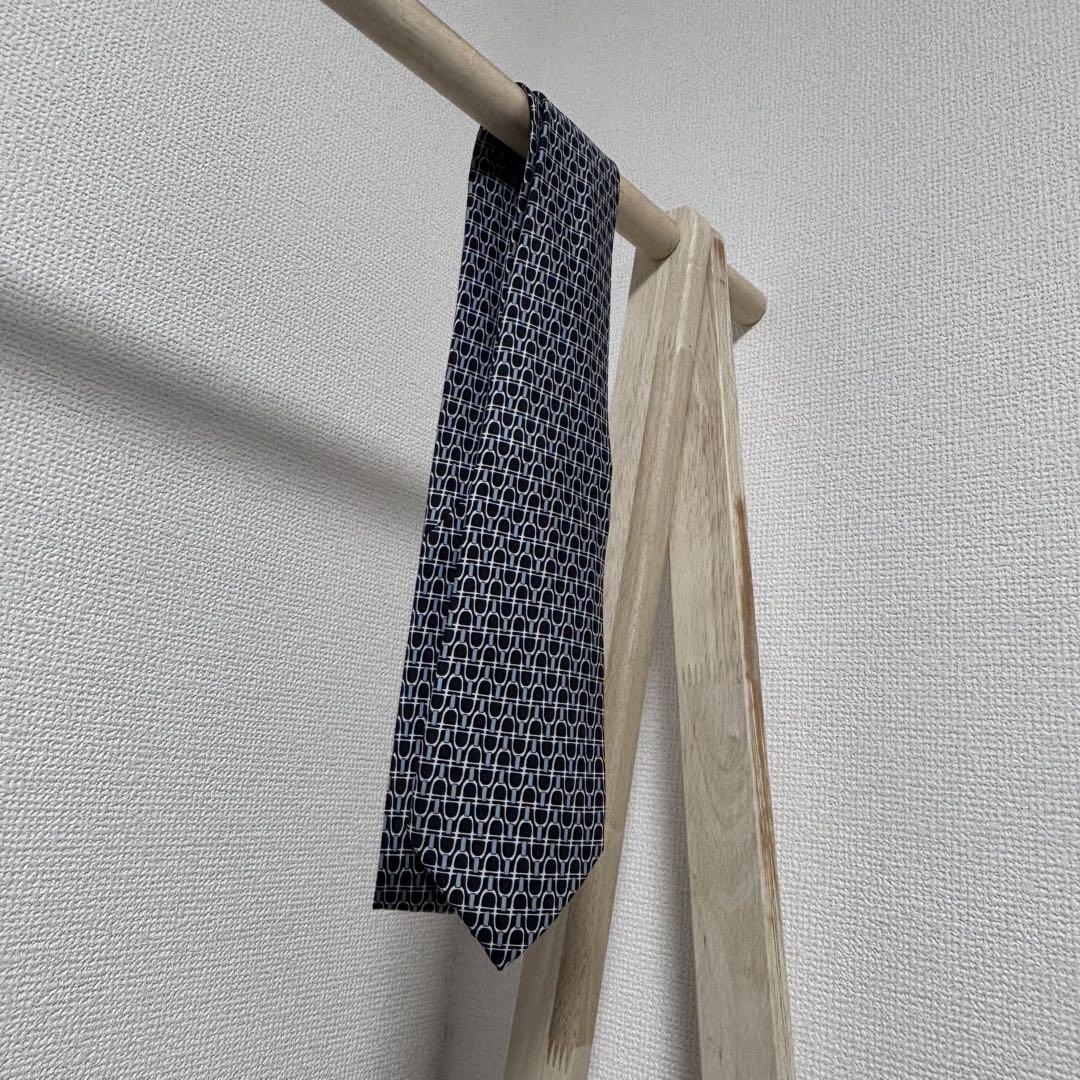 快適ファッション - HERMES エルメス 幾何学模様 ネクタイ