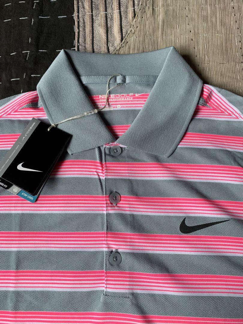 2025超人気 未使用 Sサイズ 2014 nike golf ポロシャツ ピンク ゴルフ メンズウェア