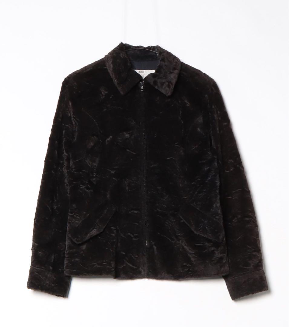 BALENCIAGA ブラックファージャケット サイズ40