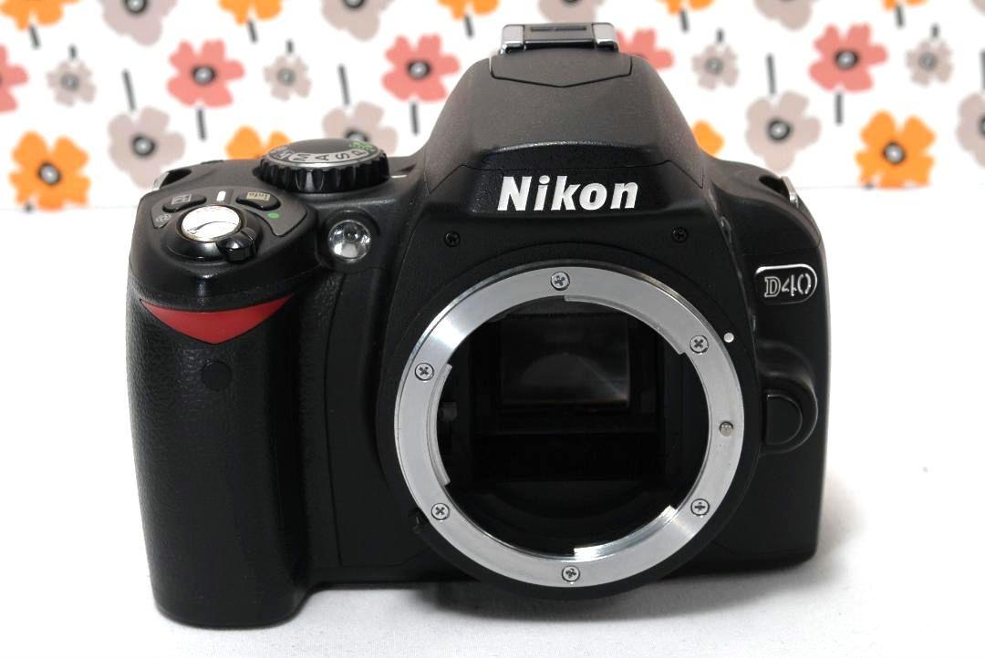 【返品保証】❤Nikon D40❤高画質＆コンパクト❤スマホ転送OK❤ 返品保証】❤Nikon D40❤高画質＆コンパクト❤スマホ転送OK