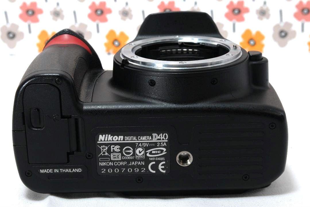 返品保証】❤Nikon D40❤高画質＆コンパクト❤スマホ転送OK❤