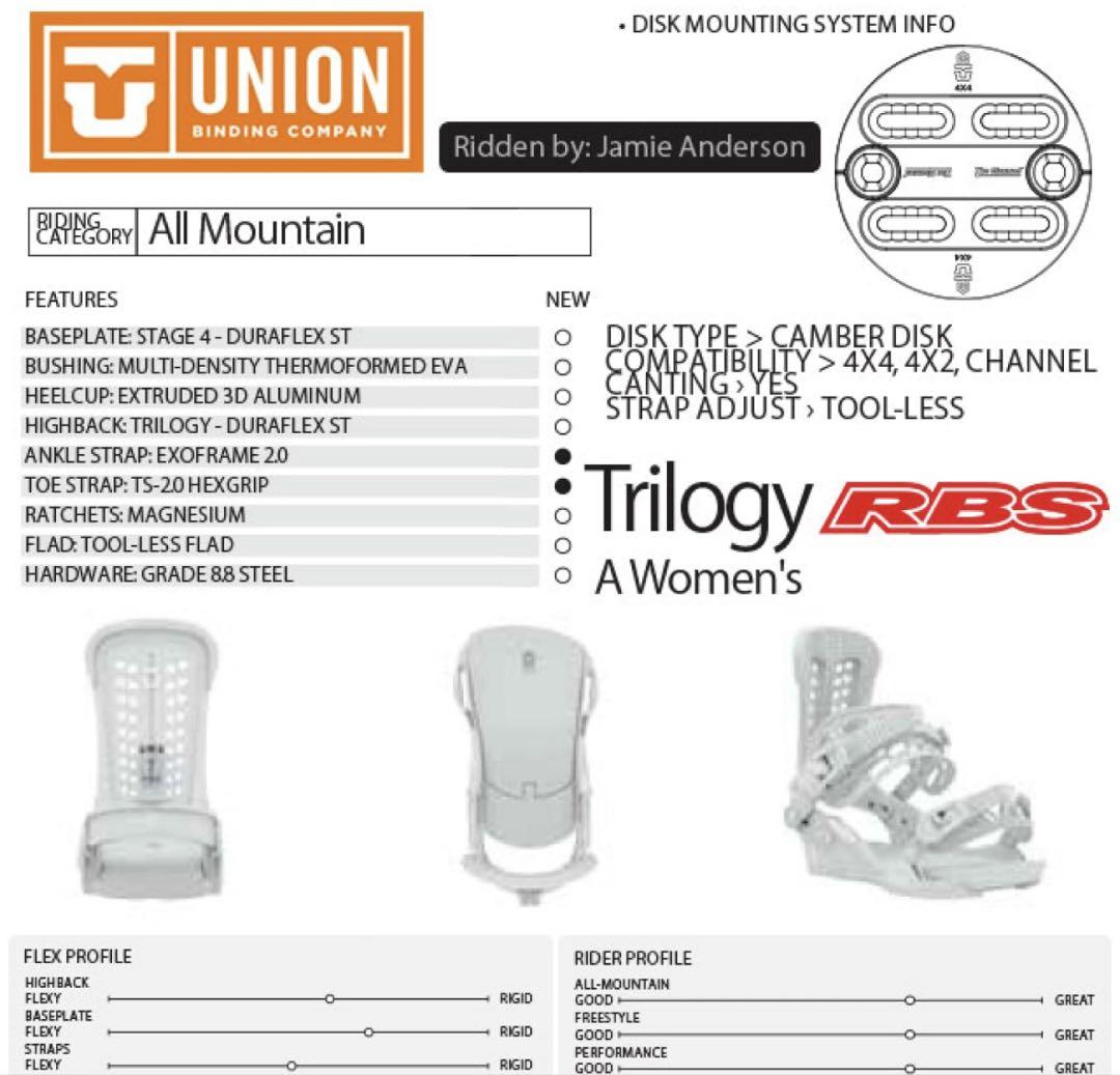 UNION 【TRILOGY】 ビンディング21-22 Ｍ