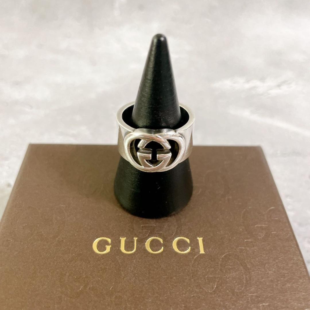GUCCI グッチ インターロッキング 指輪 リング GG 15号