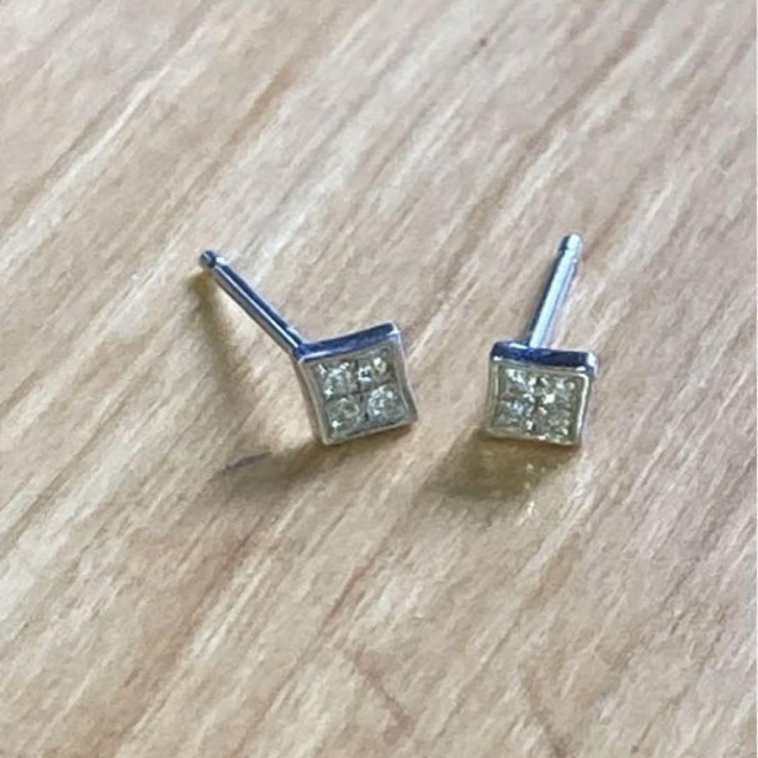 ピアス　ダイヤ　k10 D0.02 0.3ミリ