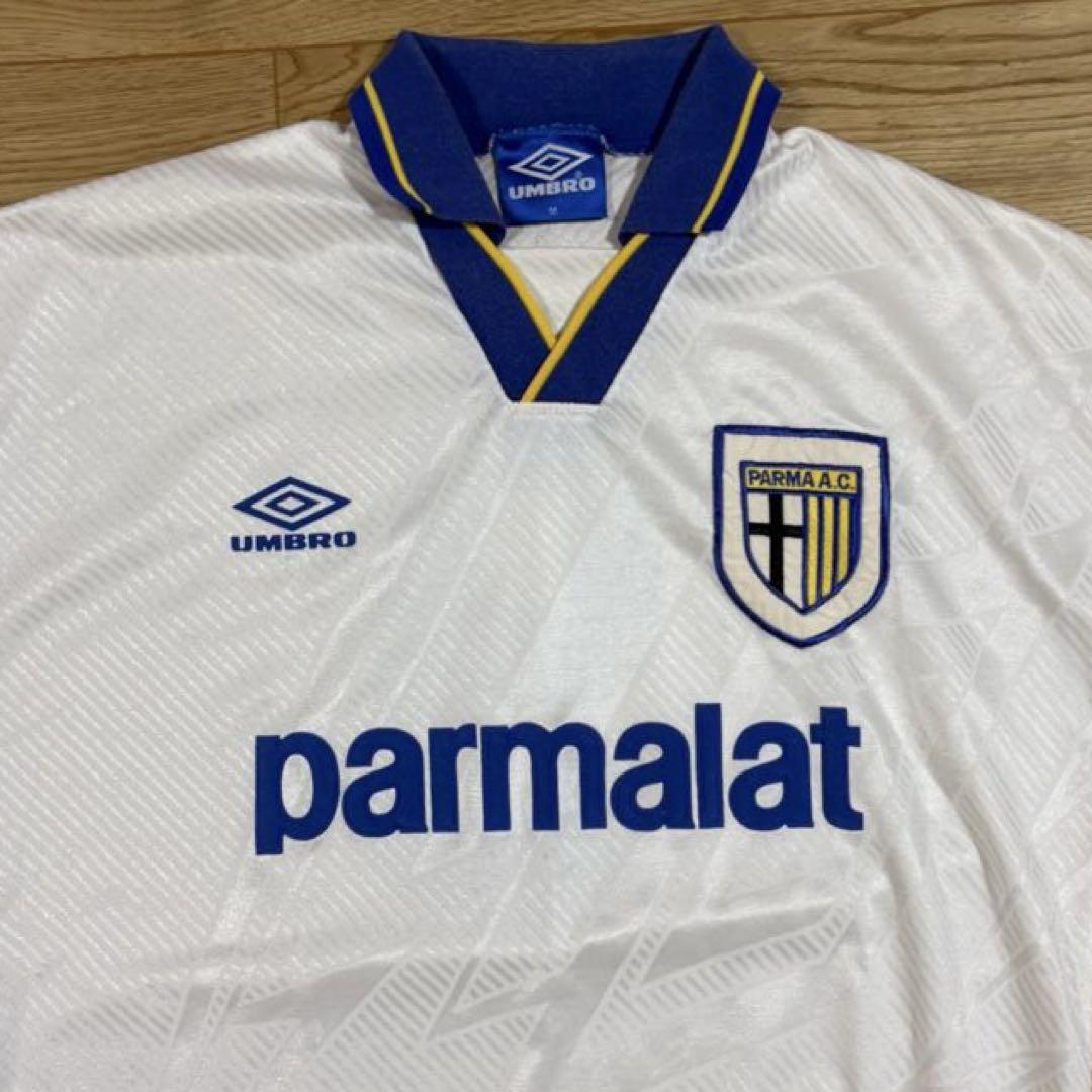 アンブロ ユニフォーム シャツ ウェア PARMA A.C. 白 M 1128