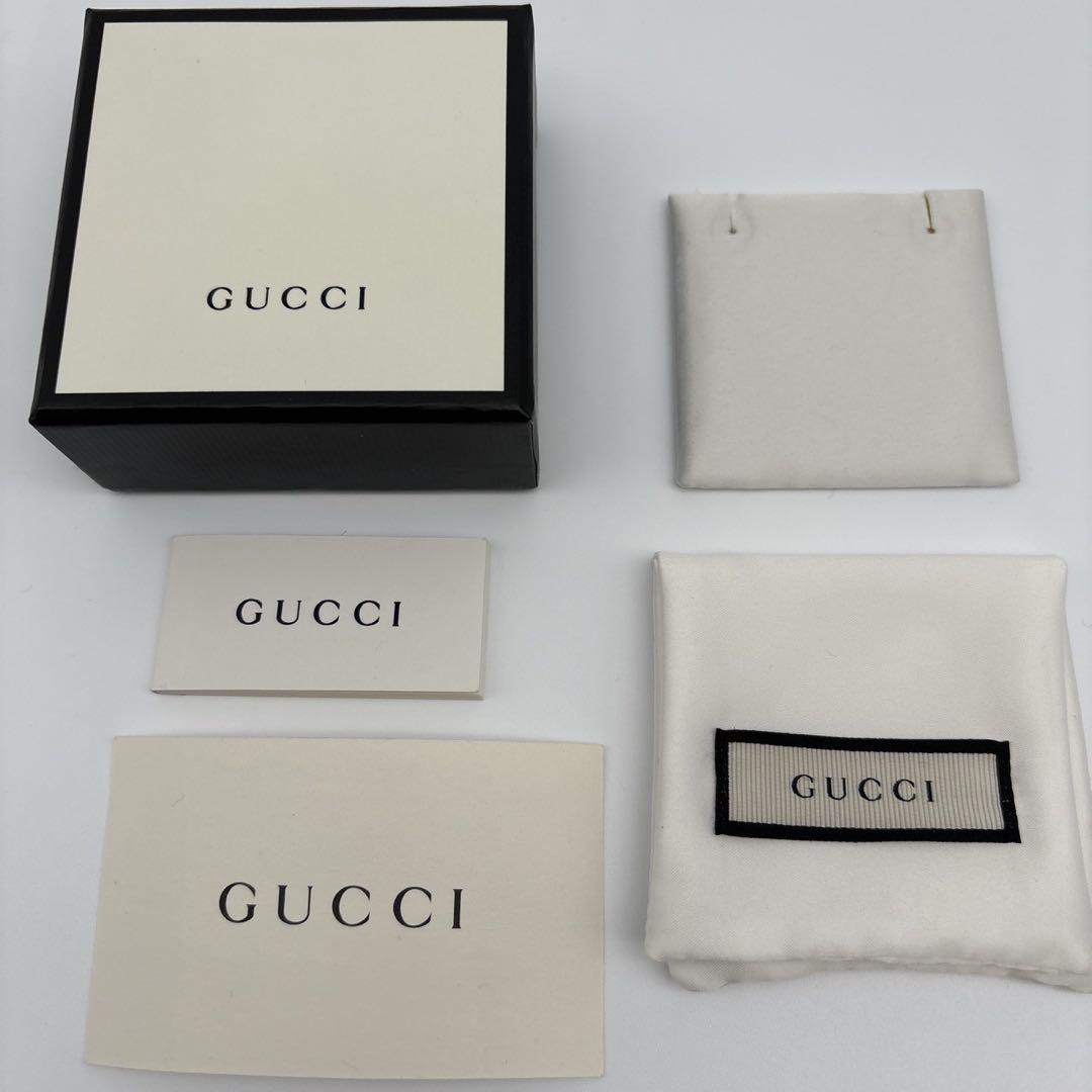 GUCCI ピアス　ハート　シルバー　925