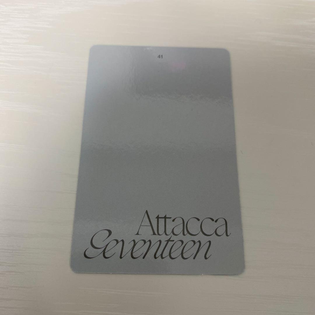 The8 SEVENTEEN Attacca サイン THE8 SEVENTEEN Attacca CARAT ver. Official Photo card SVT