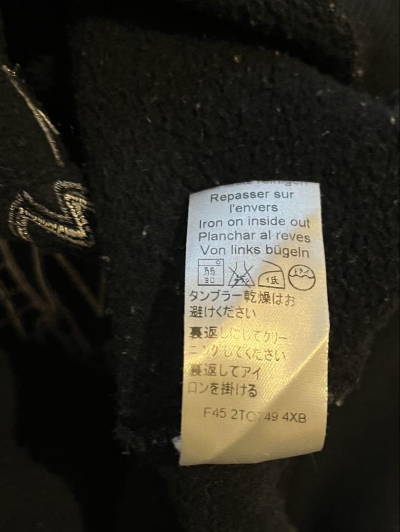 KENZO 裏起毛トレーナー　黒　M レディース