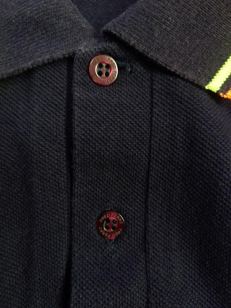 FRED PERRY フレッドペリー 鹿の子ポロシャツ 英国製 メンズサイズ40