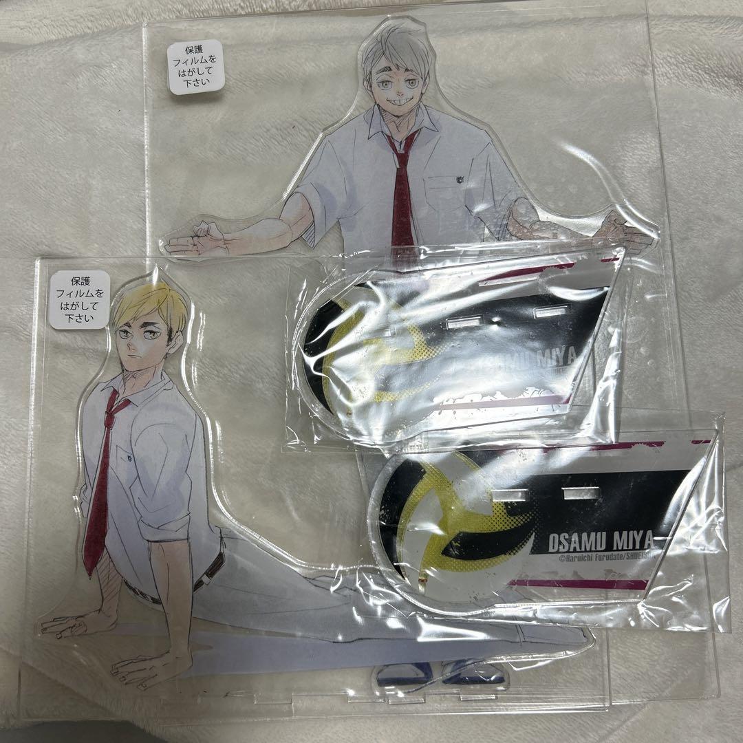 MEGAビッグアクリルスタンド 宮侑 宮治 ハイキュー!! アクリルスタンド アクリルMEGAフィギュア 宮侑