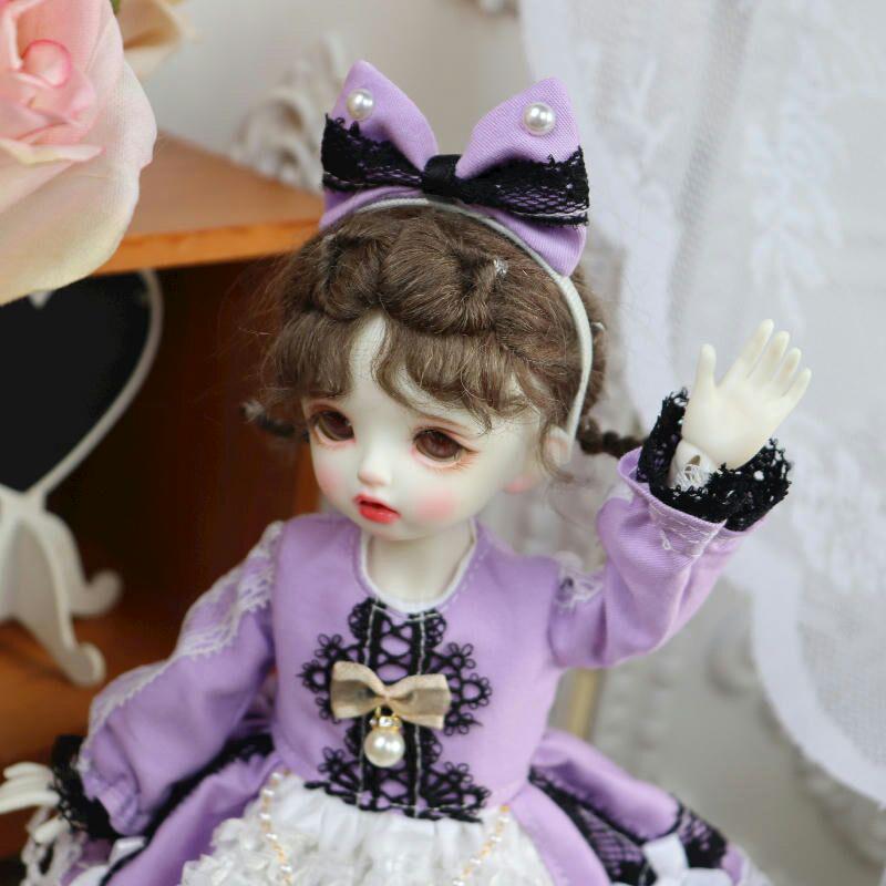 WY539 BJD 1/4 ドール 衣装　ワンピース　2点セット ハンドメイド