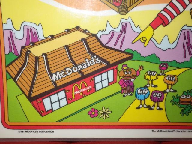 McDonald's★ポスター★2★ビンテージ★マクドナルド★プレースマット