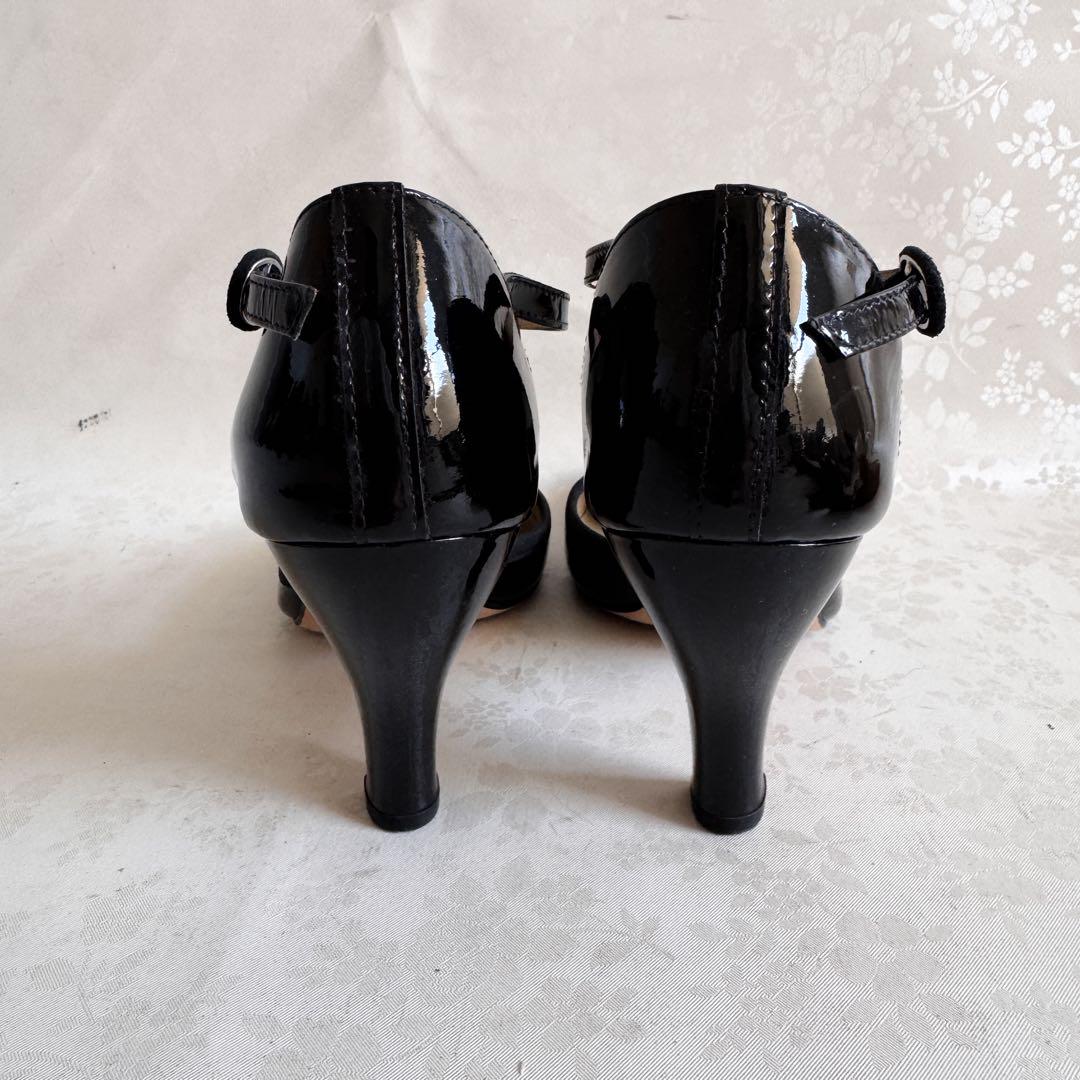 【美品】repetto レペット Tストラップ パテントレザー パンプス 36