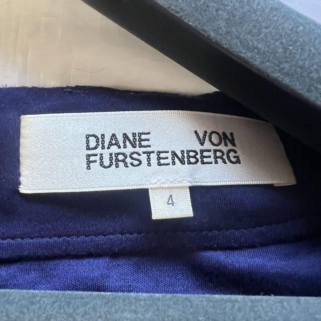 エヌズセレクト【美品】DIANEvonFURSTENBERG 総レースワンピース ネイビー 4