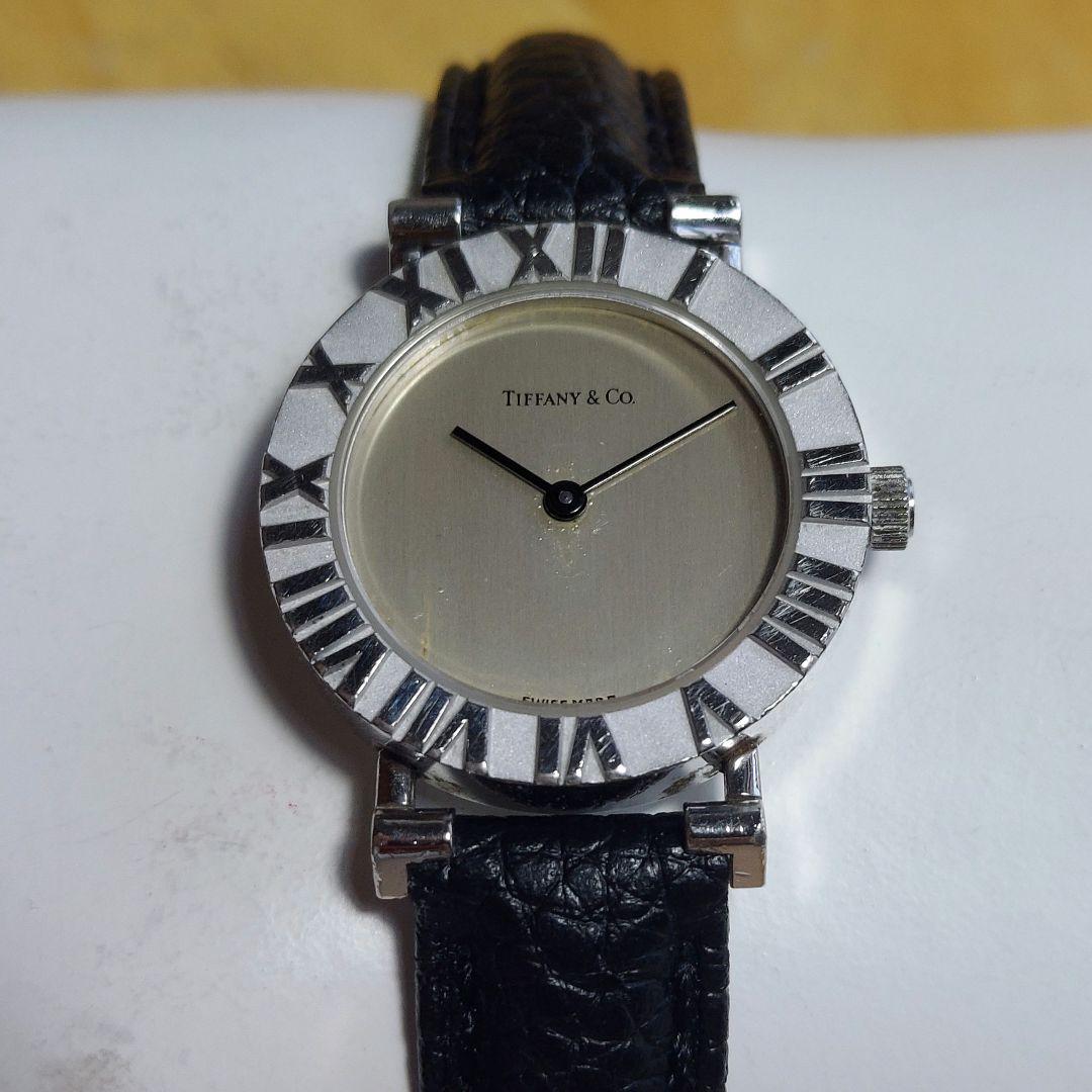 稼働 Tiffany&Co. ティファニー アトラス 腕時計 レディース