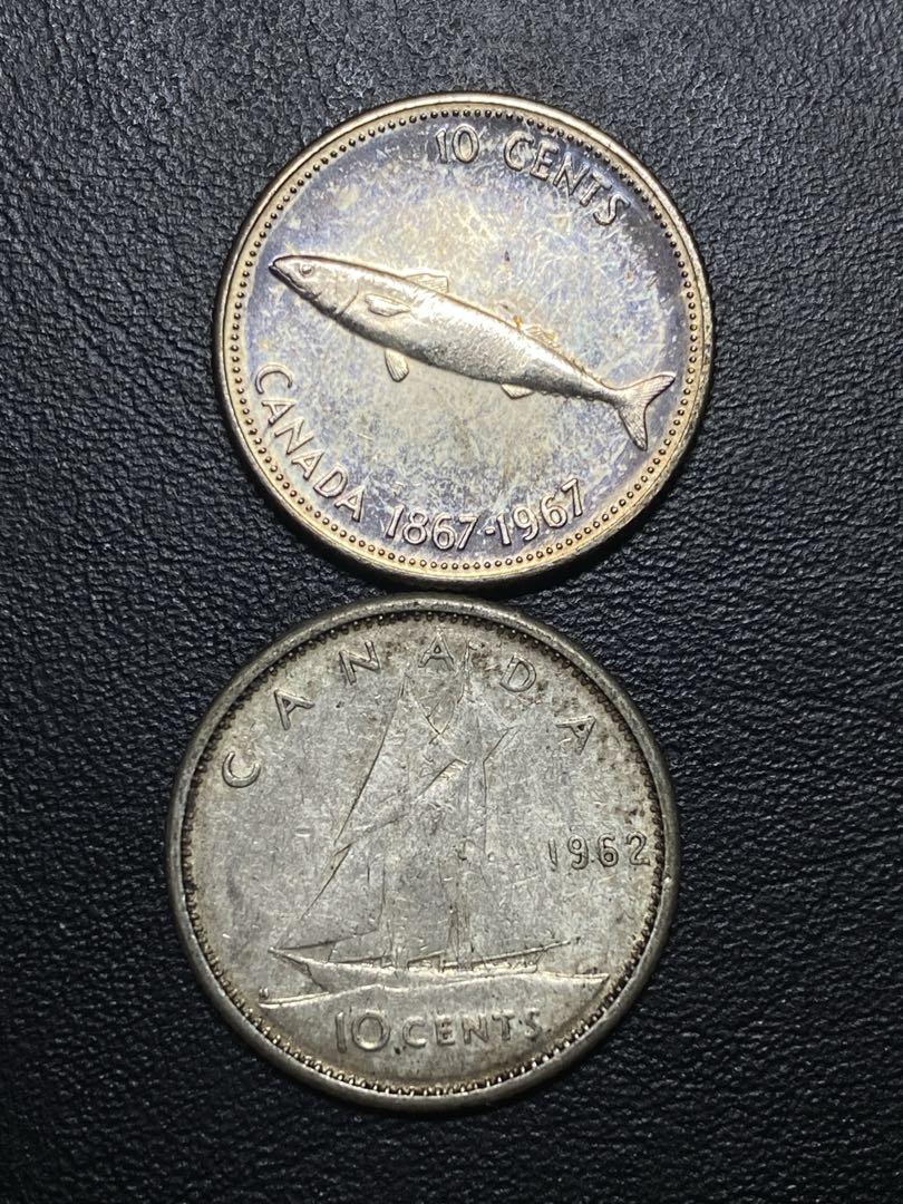 外国硬貨　色々 471 カナダ 10セント 銀貨 外国コイン 硬貨 古銭 - メルカリ