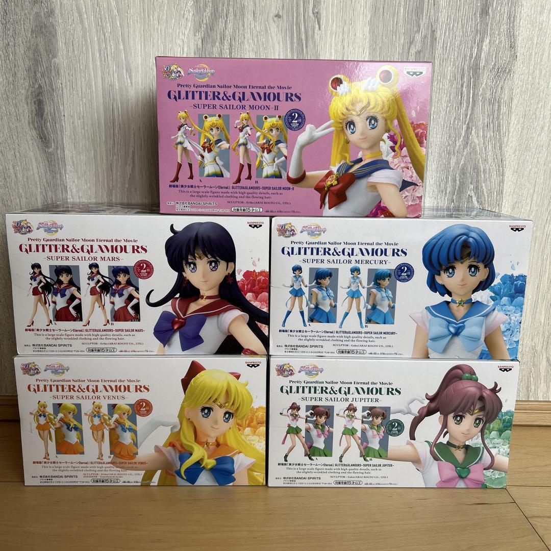 新品同様 セーラームーン まとめ売り フィギュア GLITTER&GLAMOURS コミック・アニメ
