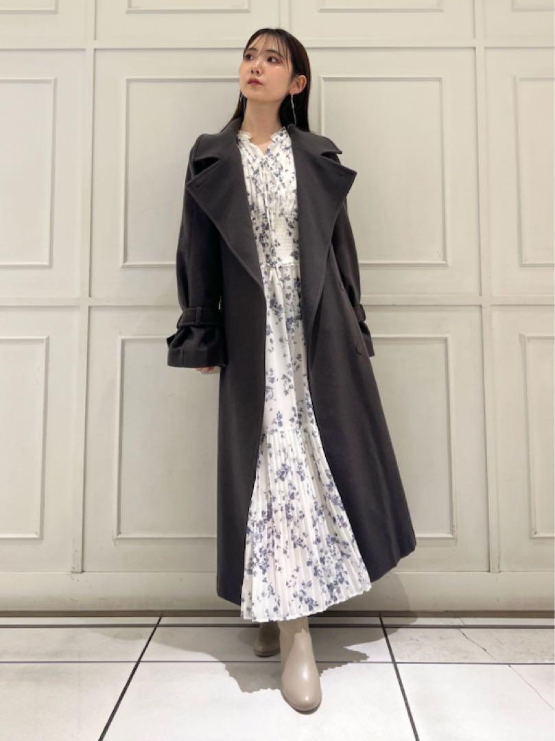 新品✨ SNIDEL スナイデル　ウールカシミヤスタンドカラーコート　M