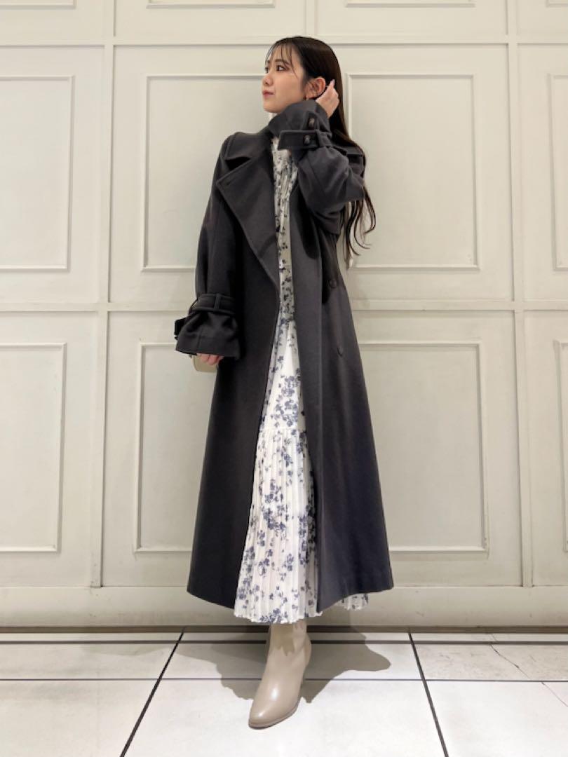 新品✨ SNIDEL スナイデル　ウールカシミヤスタンドカラーコート　M