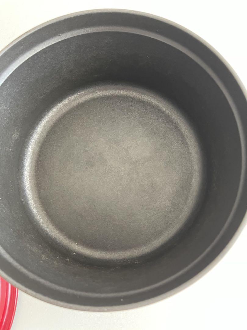 STAUB ストウブ ココット ラウンド 24cm 赤　レッド　両手鍋