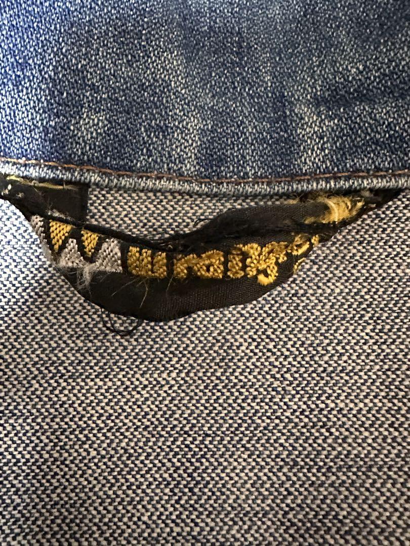 70s wrangler デニムジャケット　三角タグ