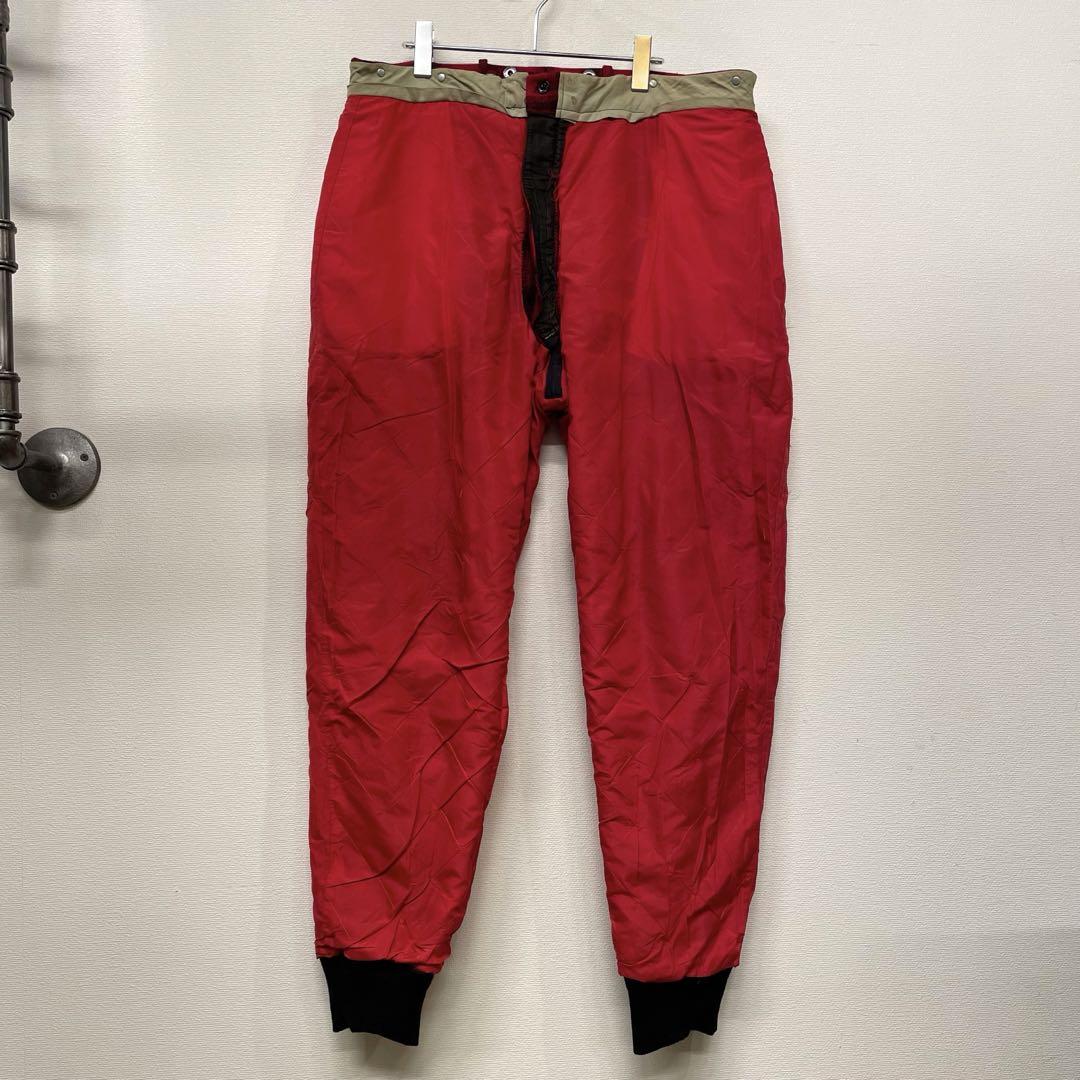 Wool rich ウールリッチ リブ キルティング チェック ボトムス