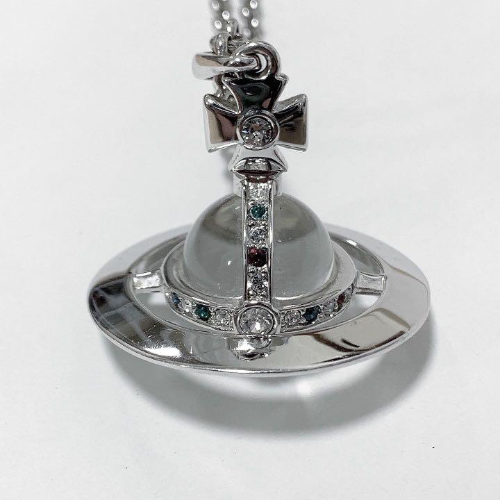 在庫HOT Vivienne スモール シルバー RfyJI-m92925223901 Westwood オーブネックレス NEW