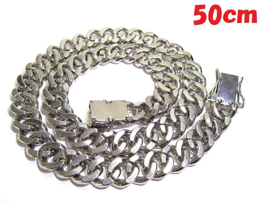 メンズ ネックレス アクセサリー チェーン シルバー 50cm