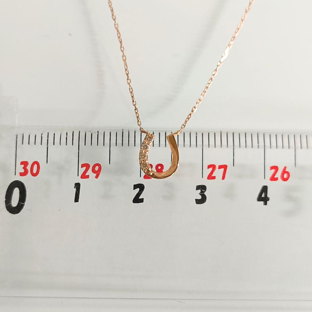 Canal 4℃ K10 PG ダイヤモンドホースシュー ネックレス Canal 4℃ K10 PG ダイヤモンドホースシュー ネックレス