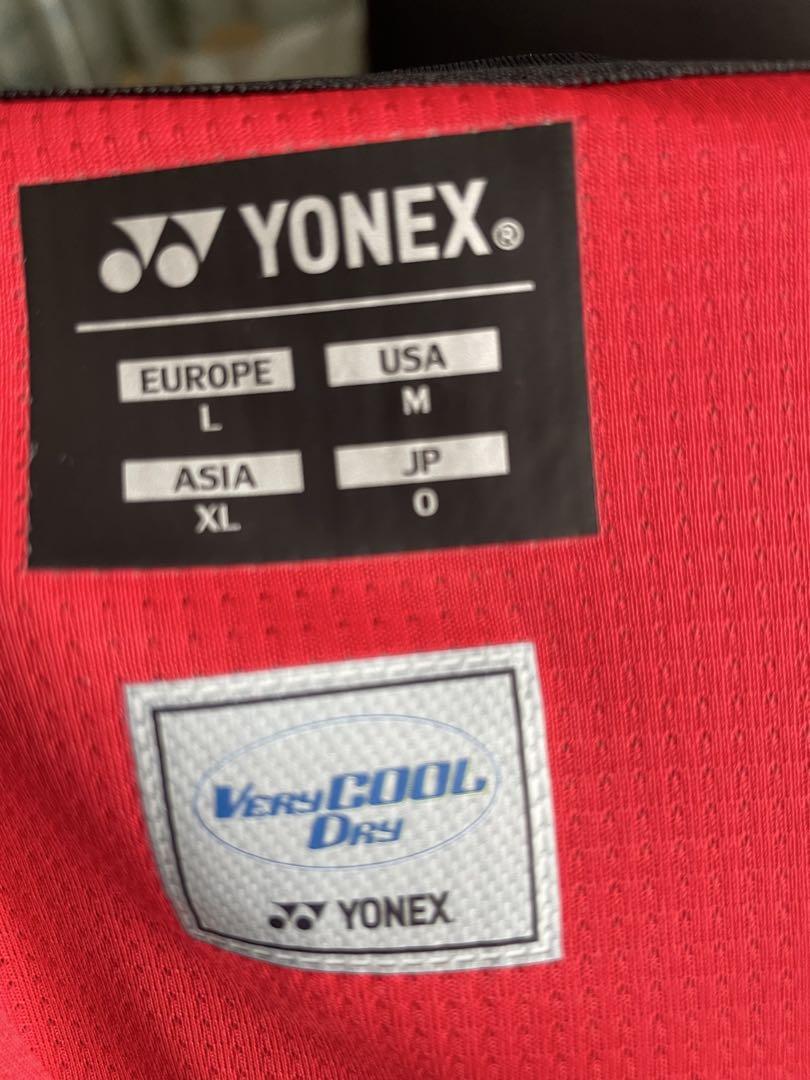 新品未使用 YONEX 半袖 Tシャツ Oサイズ レッド