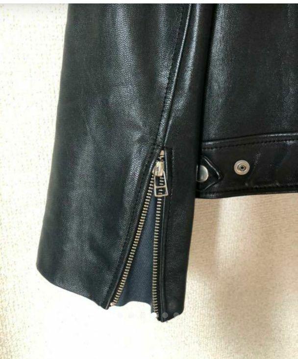 BLACK by moussy ライダースジャケット