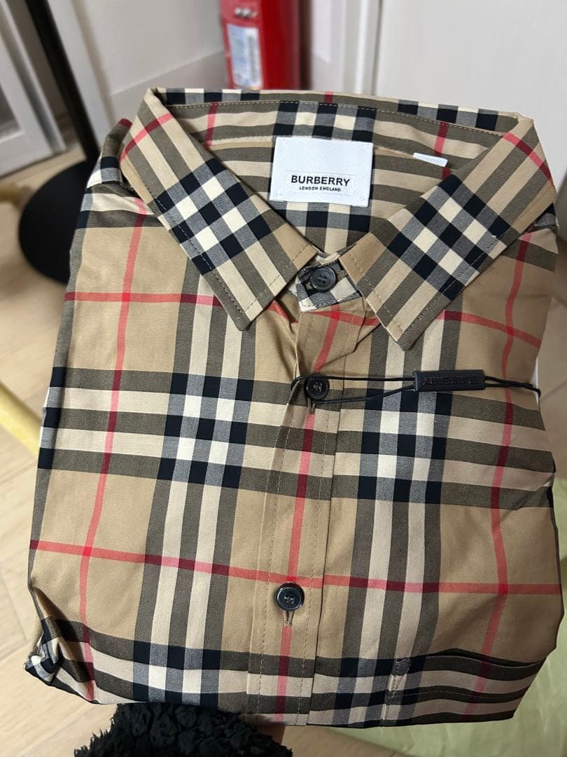 BURBERRY CK85FREDRICKSHIRT 14Y アーカイブベージュS BURBERRY