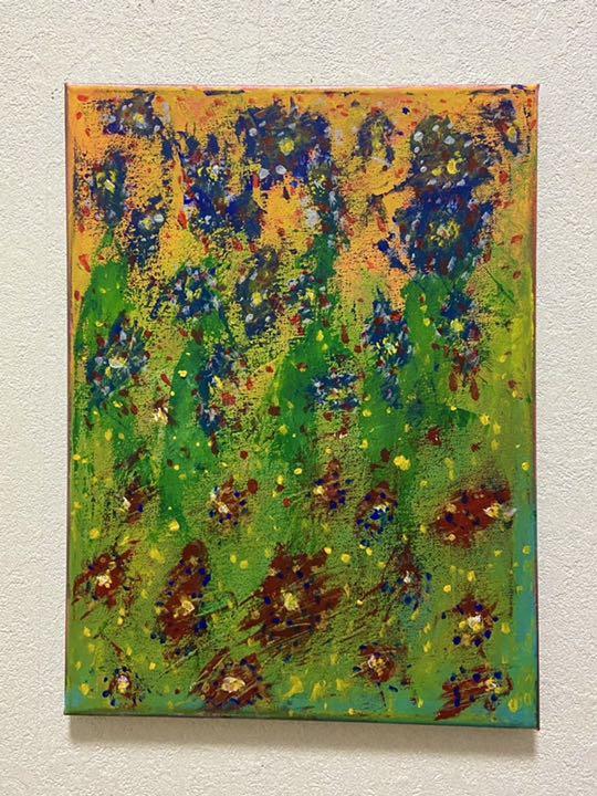 HOT限定SALE 作G0T0 花の二面性 2WdXO-m92933199002 original創作画No.3 100%新品格安