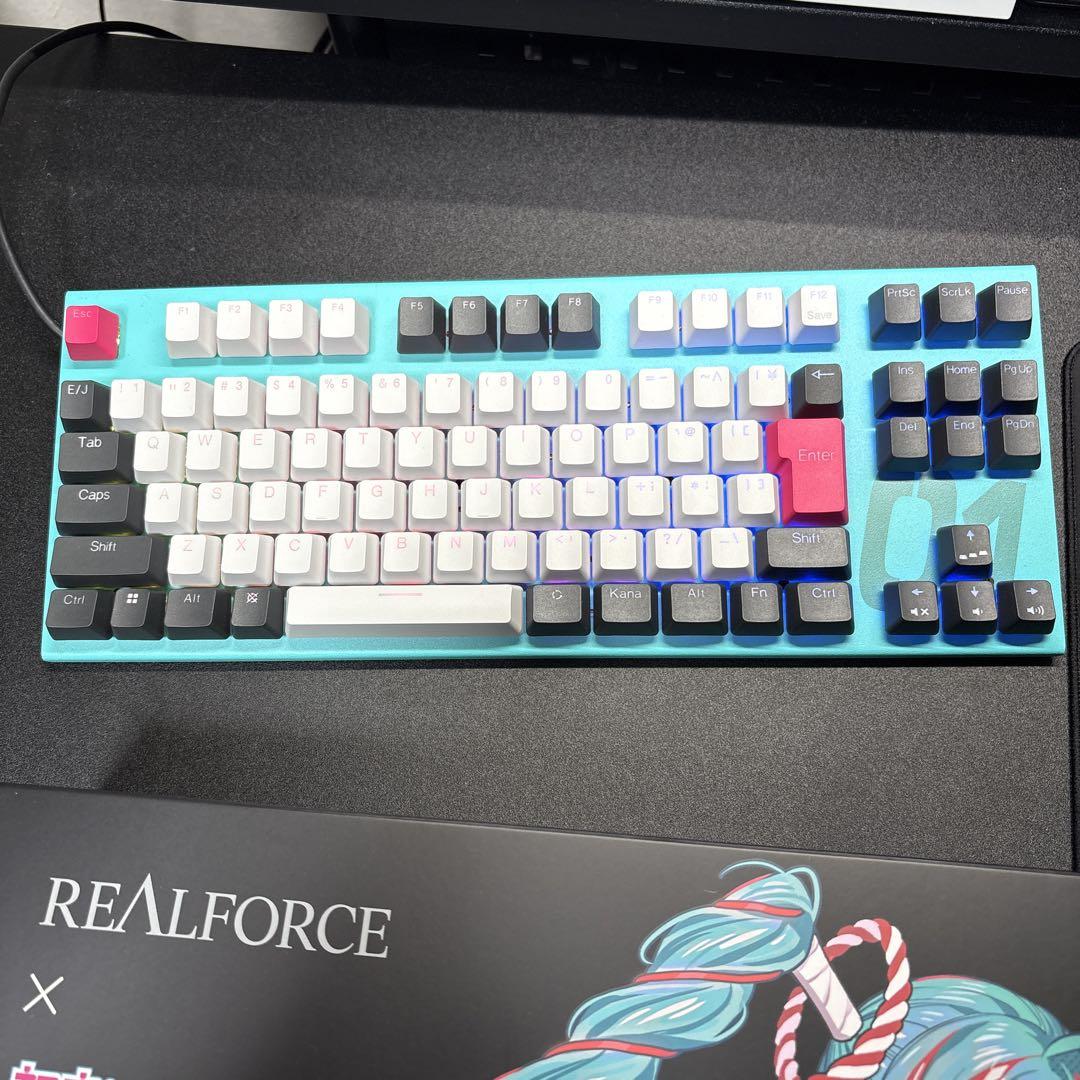 REALFORCE × 初音ミク GX1 キーボード X1UCM1 日本語配列
